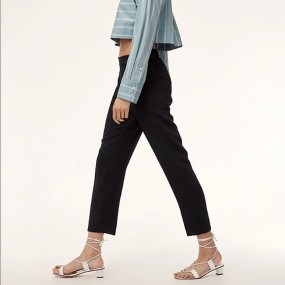 NWT Aritzia Wilfred Darontal Pant Wool Cashmere Charcoal Gray 6 - Picture 1 of 11